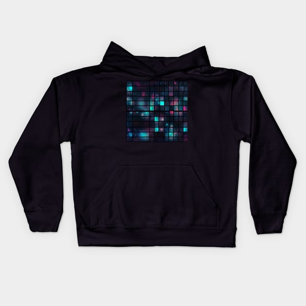 Unfathomable Universe - Infinite Nebula Seamless Pattern Kids Hoodie by nelloryn